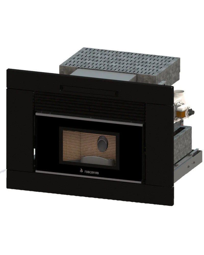 Insert canalizable 12kW + chimenea INOX de regalo - Llaima